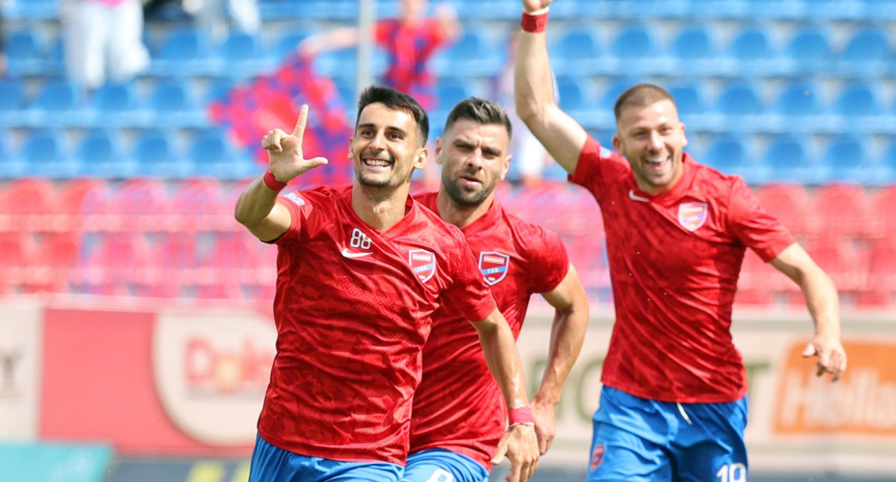 Οι ποδοσφαιριστές του Πανιωνίου πανηγυρίζουν / Πηγή: InTime