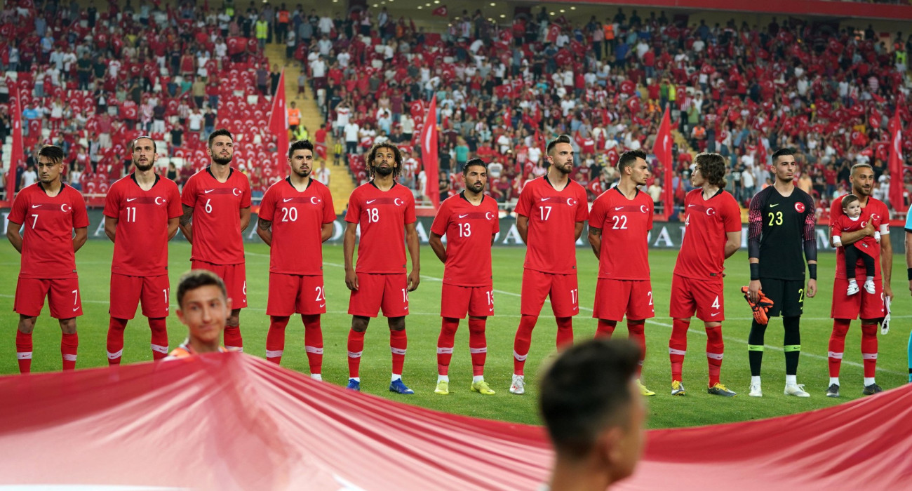 Η εθνική ομάδα της Τουρκίας / Πηγή: Eurokinissi