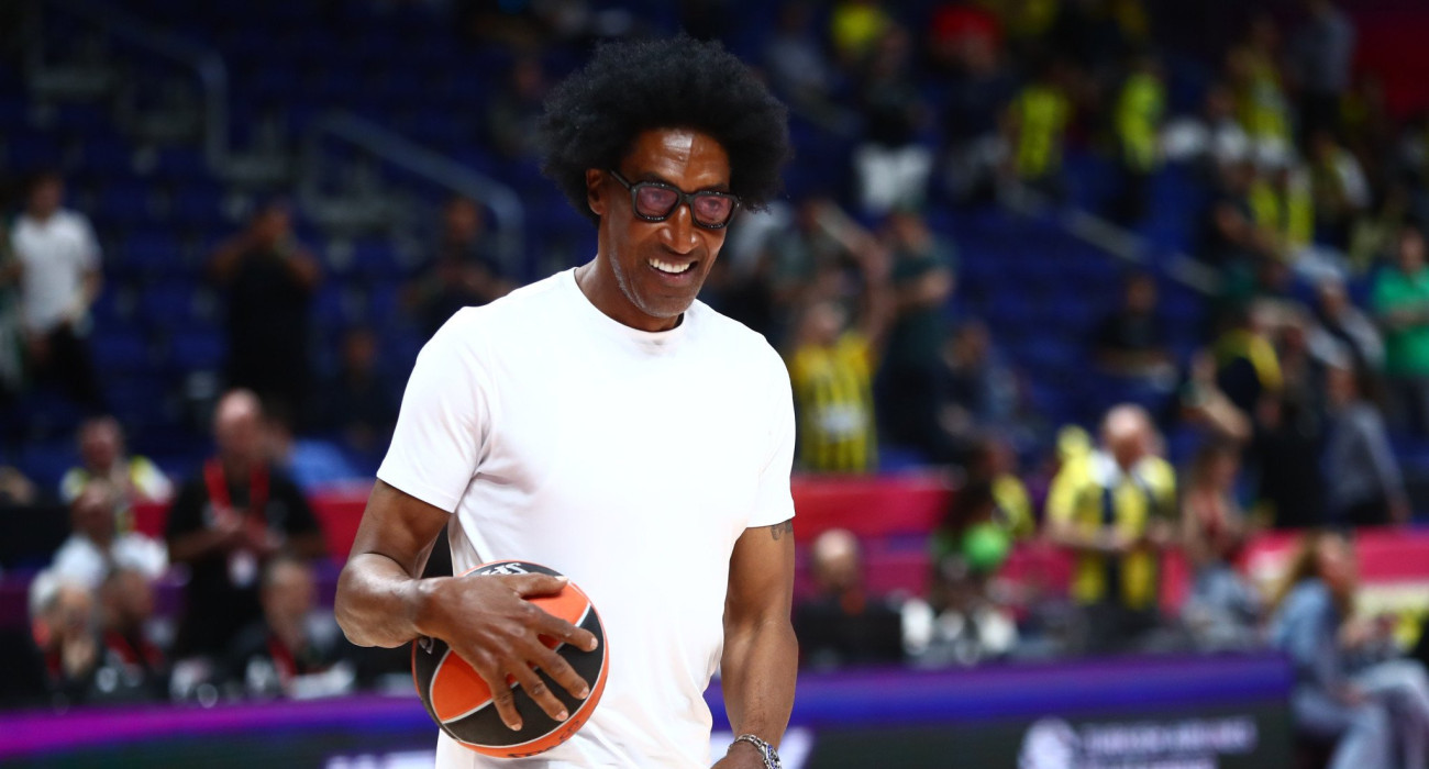 Ο Σκότι Πίπεν κατά τη διάρκεια του Final Four της EuroLeague το 2024/Πηγή: Eurokinissi