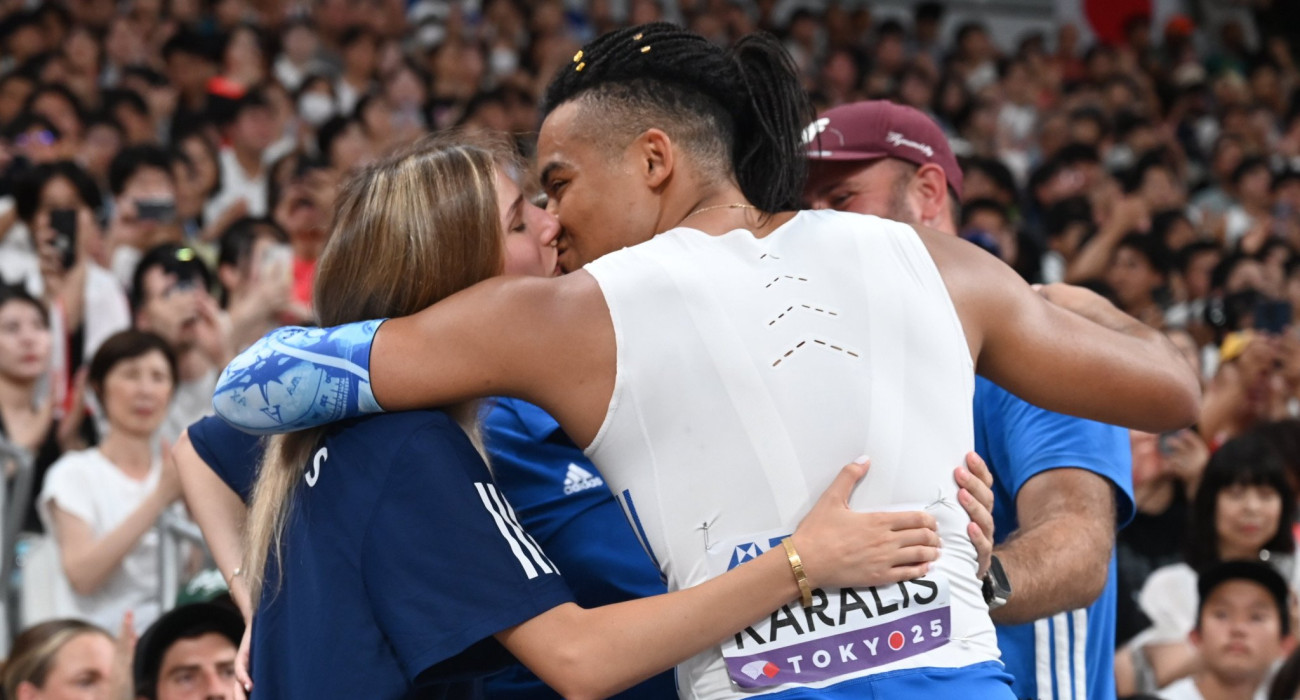 Ο Εμμανουήλ Καραλής και η Αναστασία Μαγαλιού/Πηγή: Eurokinissi