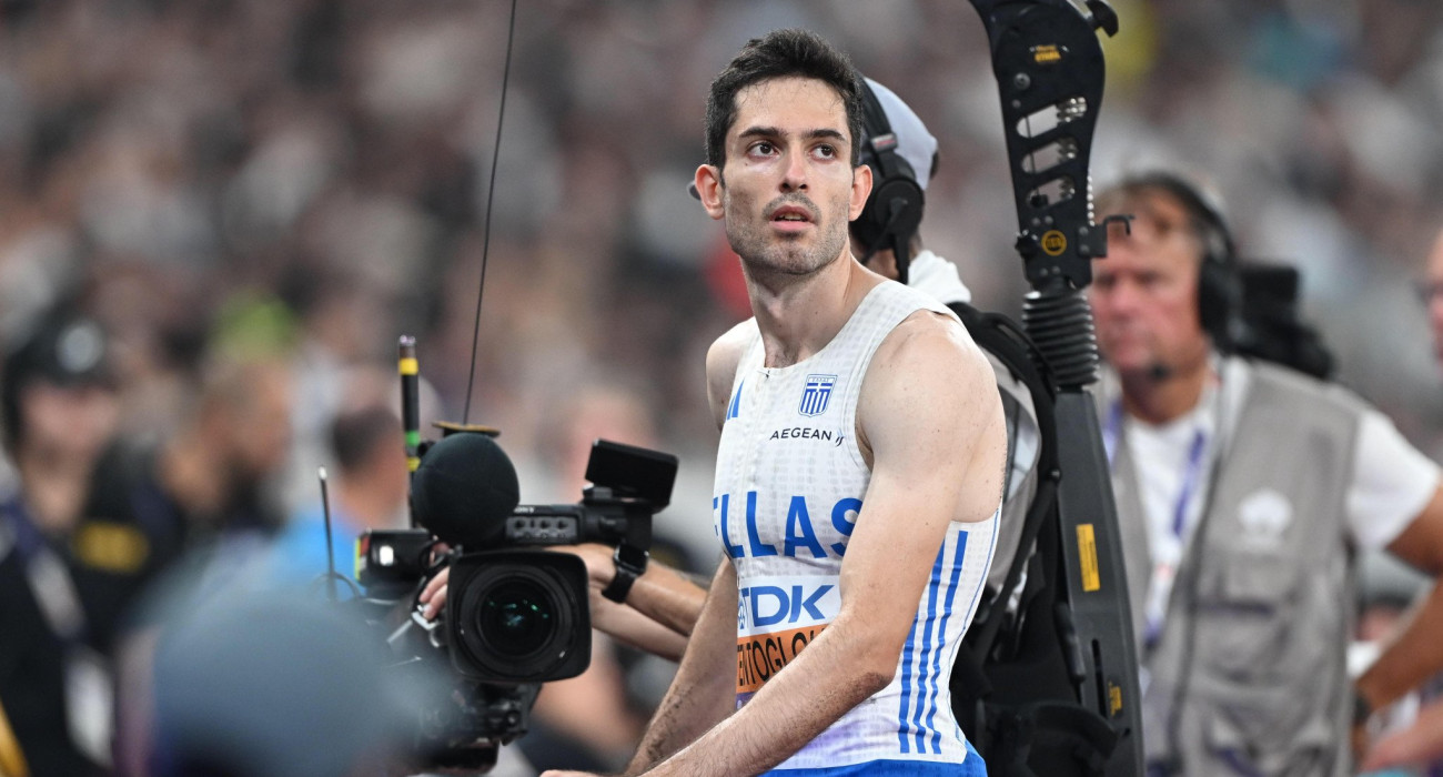 Ο Μίλτος Τεντόγλου στο Παγκόσμιο Πρωτάθλημα Στίβου στο Τόκιο / Πηγή: Eurokinissi