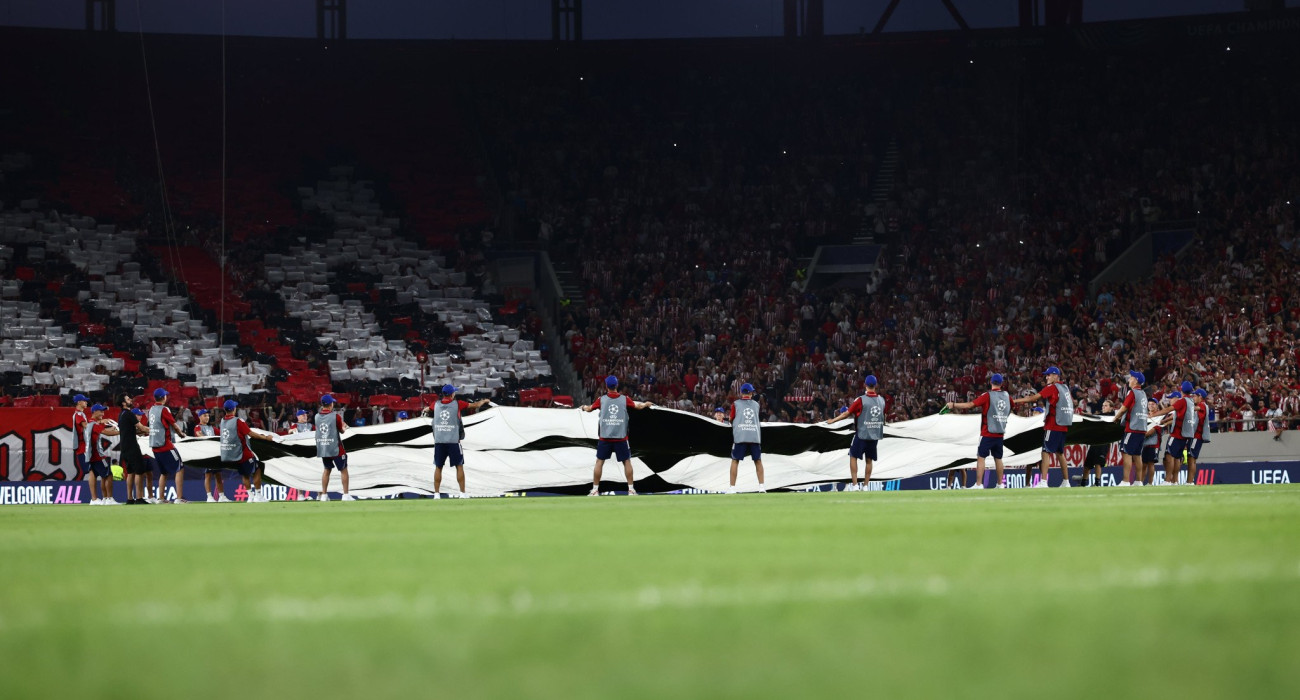 Το σεντόνι του Champions League / Πηγή: Eurokinissi