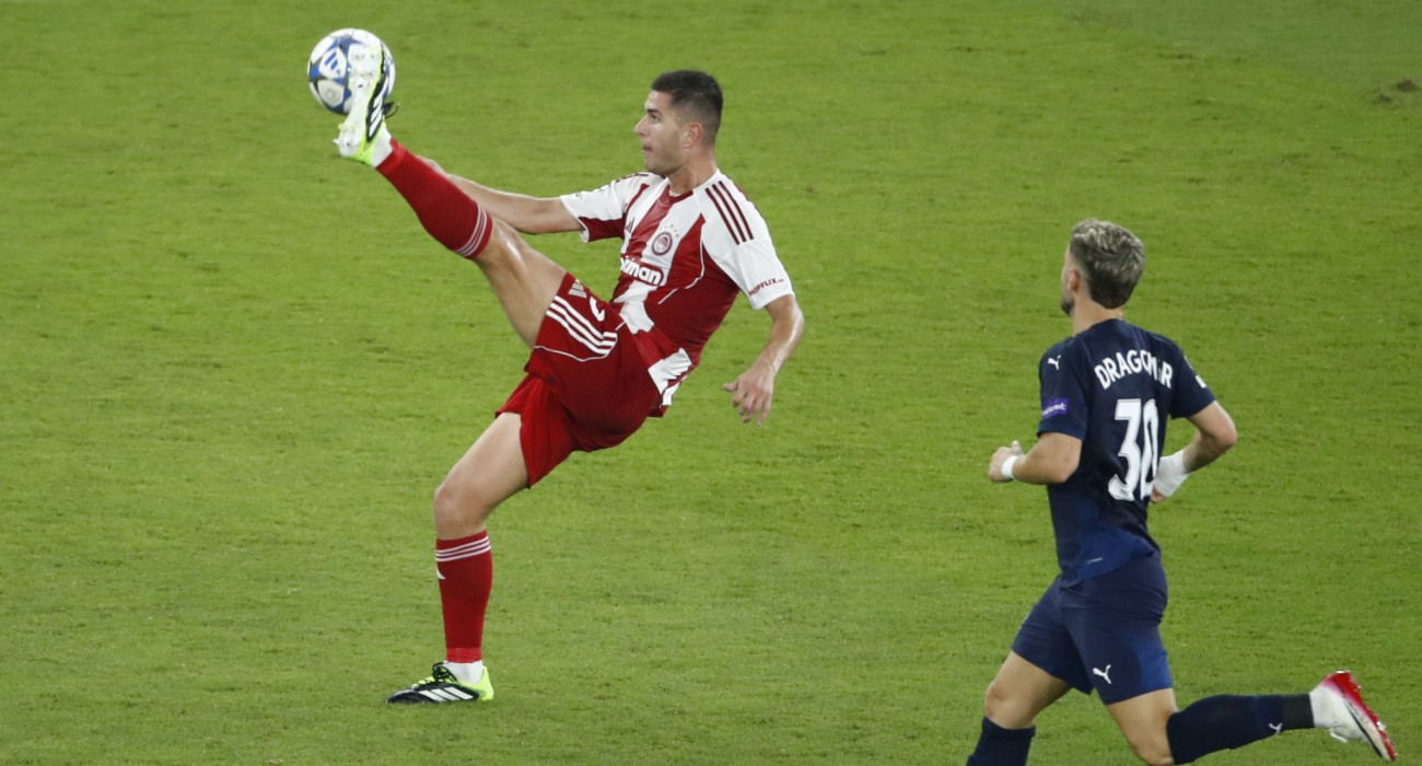 Στιγμιότυπο από το παιχνίδι του Ολυμπιακού με την Πάφο, Πηγή: Eurokinissi