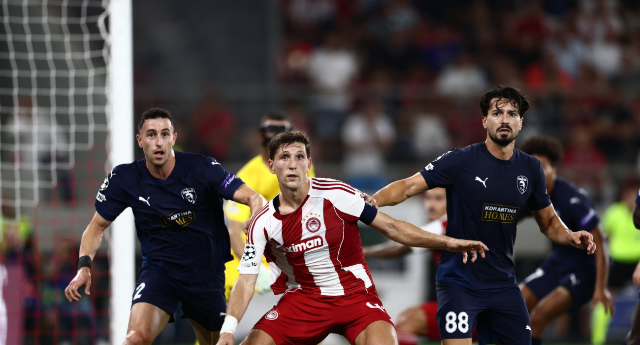 Ο Παναγιώτης Ρέτσος στο παιχνίδι του Ολυμπιακού με την Πάφο, Πηγή: Eurokinissi