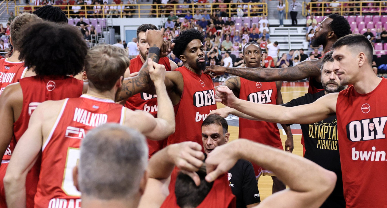 Οι παίκτες του Ολυμπιακού, Πηγή: Eurokinissi