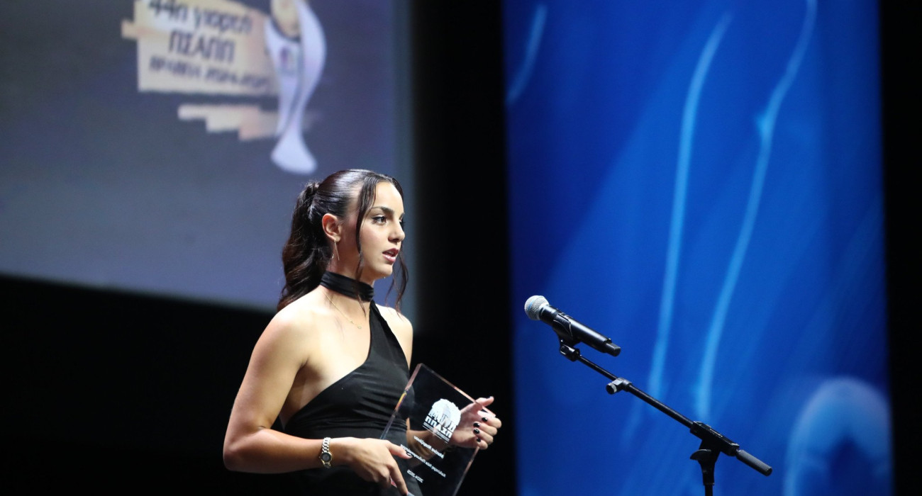 Η Ματίνα Νταρζάνου στα βραβεία στη 44η γιορτή του ΠΣΑΠΠ / Πηγή: Eurokinissi