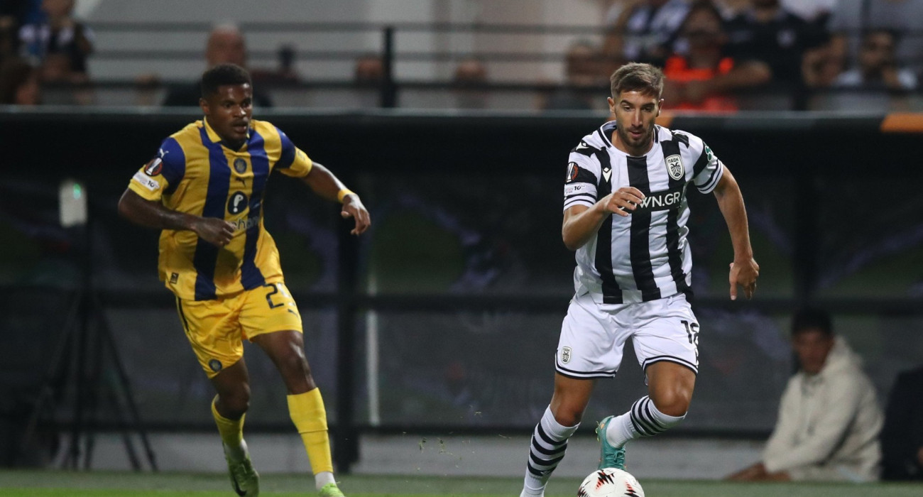 Στιγμιότυπο από το παιχνίδι από το παιχνίδι ΠΑΟΚ - Μακάμπι Τελ Αβίβ, Πηγή: Eurokinissi