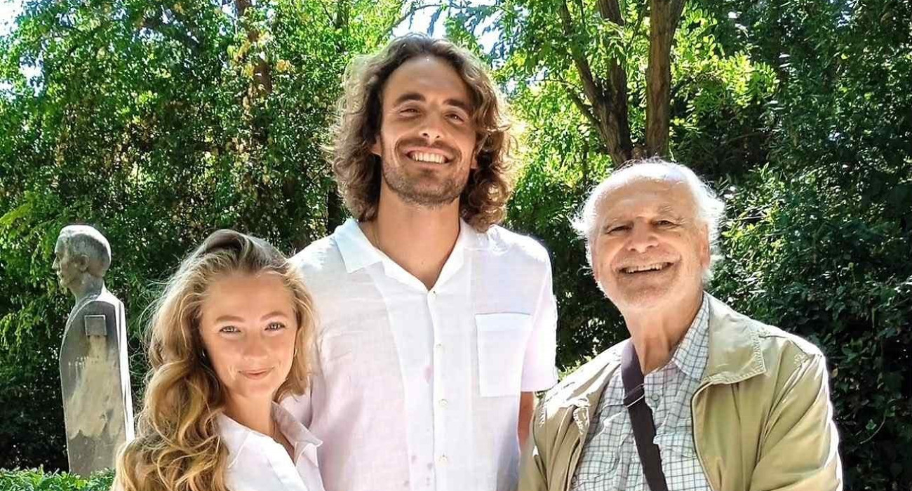 Ο Στέφανος Τσιτσιπάς με τη νέα του σύντροφο / Πηγή: Tennis24