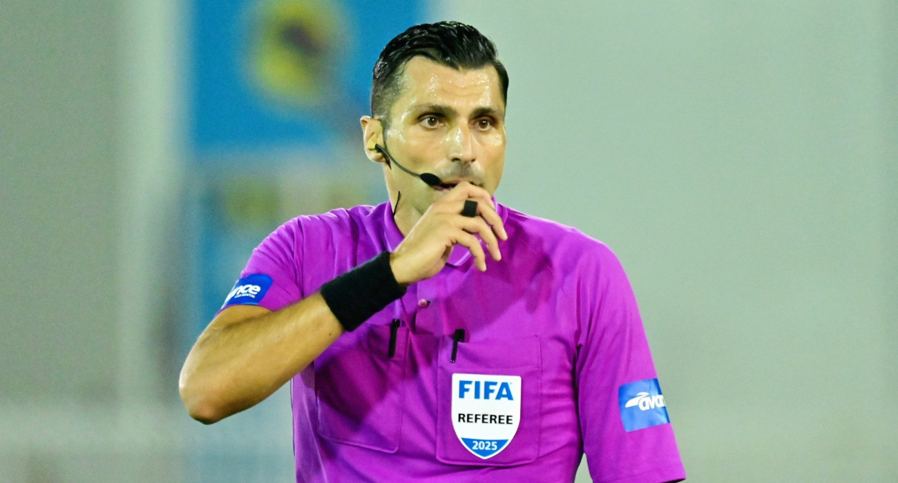 Ο Βασίλης Φωτιάς σε αγώνα της Super League / Πηγή: Intime