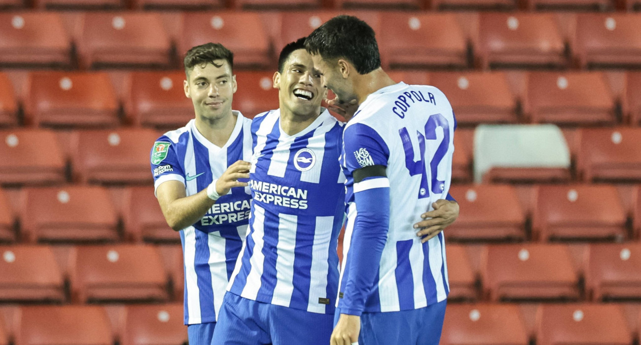 Οι παίκτες της Μπράιτον πανηγυρίζουν / Πηγή: Imago