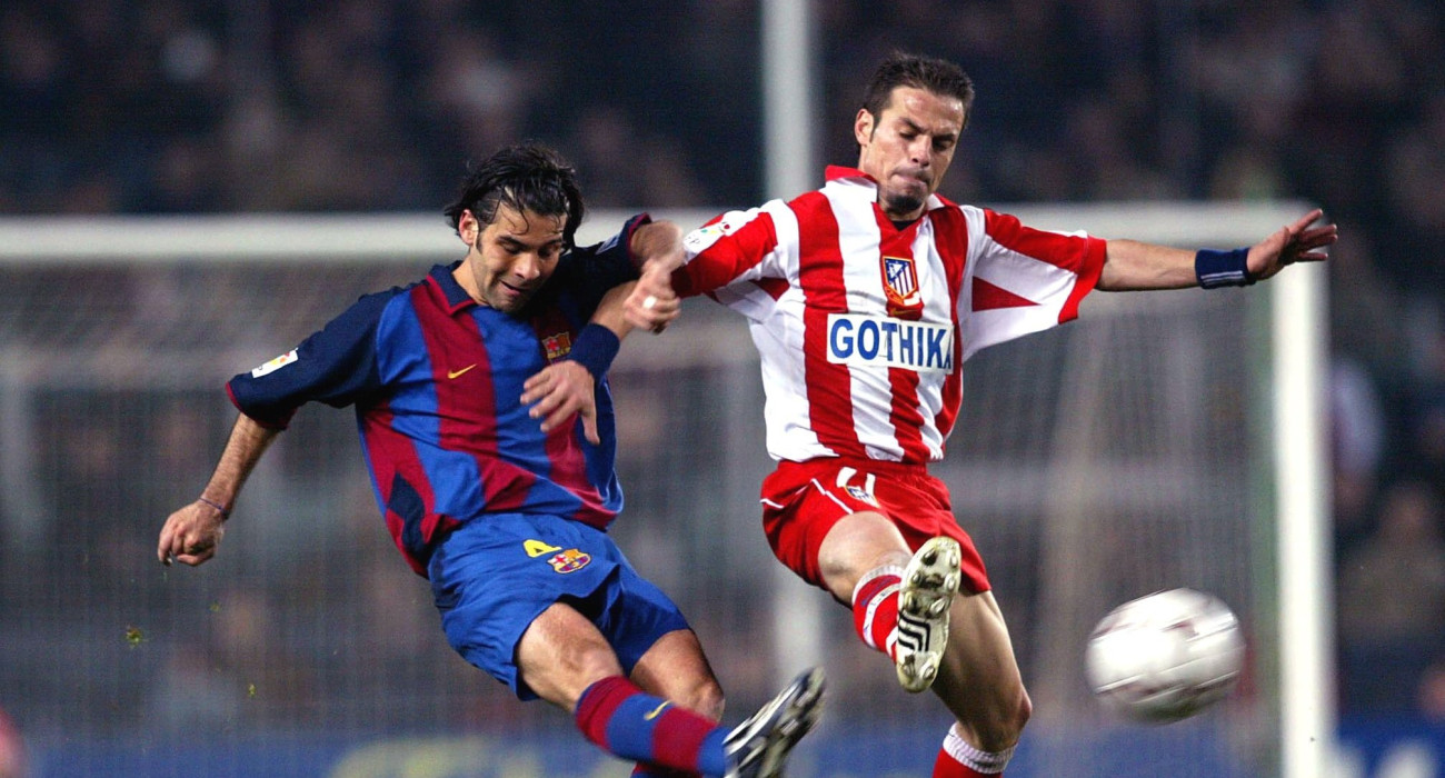 Ο Ντέμης Νικολαΐδης σε αγώνα της Ατλέτικο Μαδρίτης κόντρα στην Μπαρτσελόνα / Πηγή: Intime