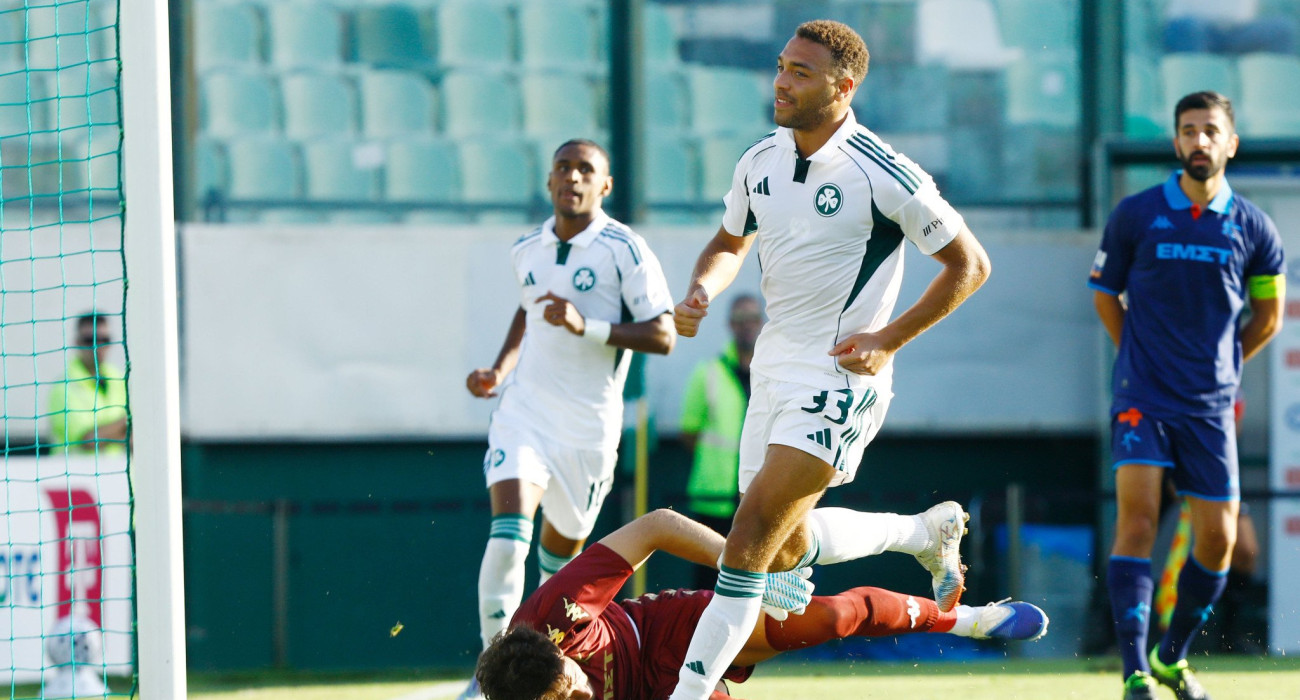 O Σϊριλ Ντεσερς «έγραψε» το πρώτο γκολ του με τη φανέλα του Παναθηναϊκού - ΠΗΓΗ: INTIME