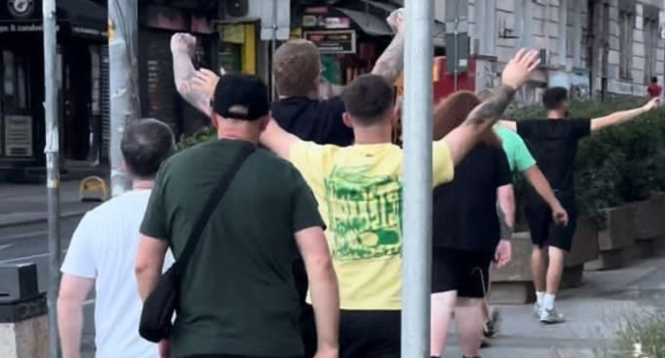 Επεισόδια οπαδών Ερυθρού Αστέρα και Σέλτικ / Screenshot