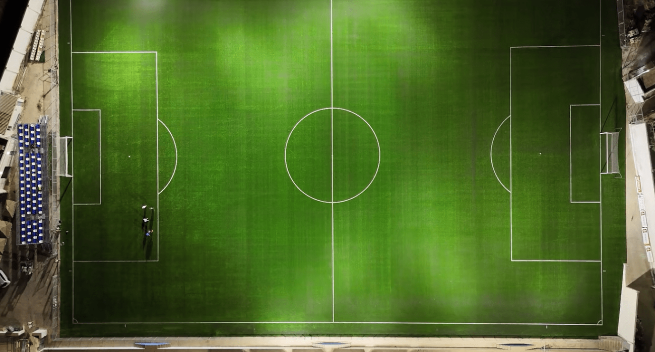 Το ανακαινισμένο γήπεδο της Ελλάς Σύρου / Screenshot
