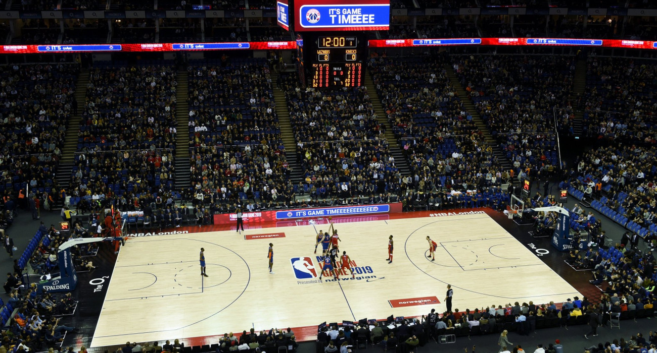 Πανόραμα της «Ο2 Arena« στο Λονδίνο, όπου διεξάγονται Global Games του NBA, Πηγή: Πηγή: Randy Belice / NBAE via Getty Images / Ideal Images