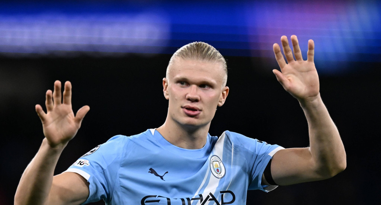 Ο Έρλινγκ Χάαλαντ με τη Μάντσεστερ Σίτι / Πηγή: Imago