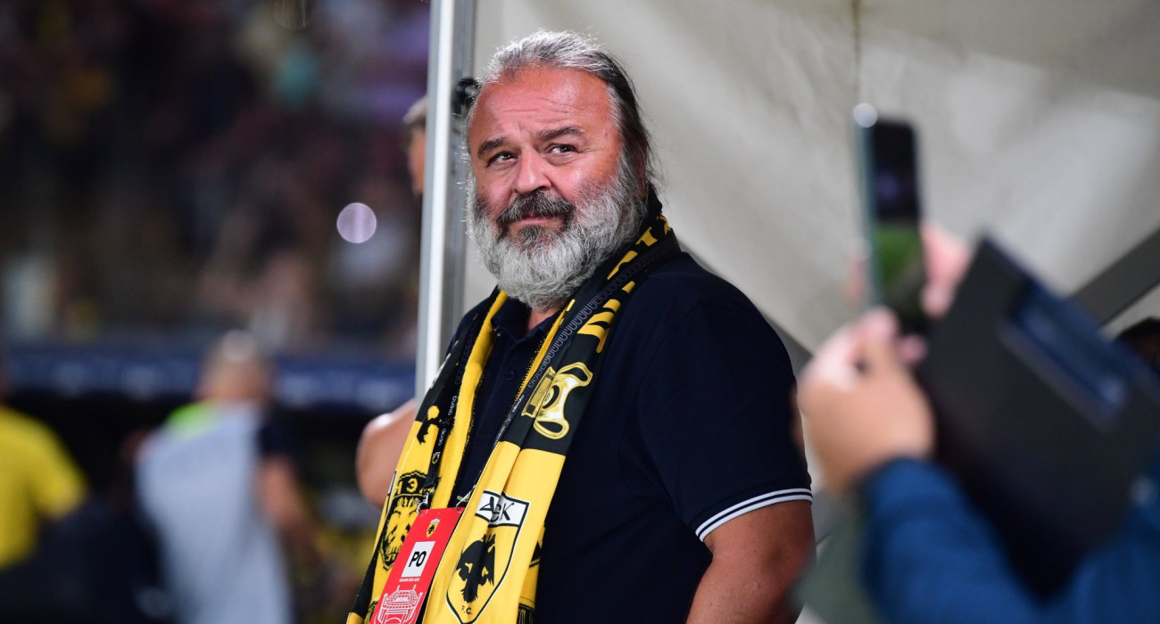 Ο διοικητικός ηγέτης της ΑΕΚ, Μάριος Ηλιόπουλος / Πηγή: Eurokinissi