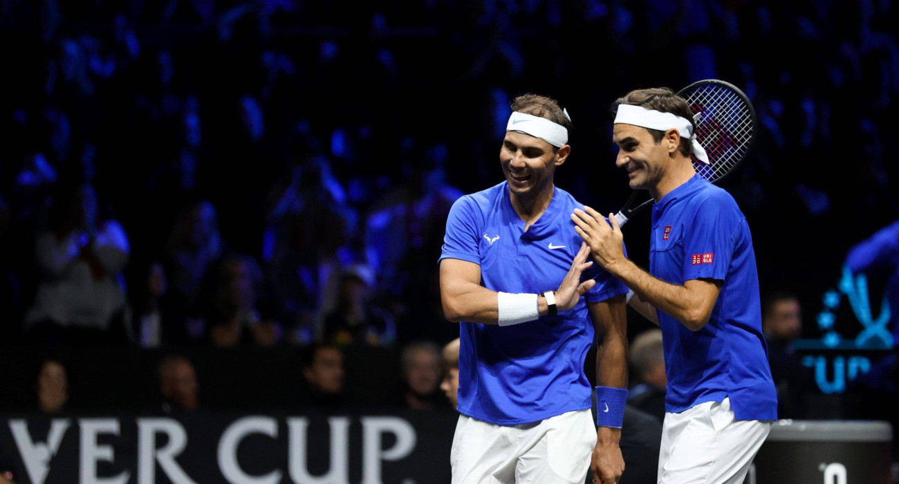 Ο Ρότζερ Φέντερερ με τον Ράφαελ Ναδάλ / Πηγή: Imago