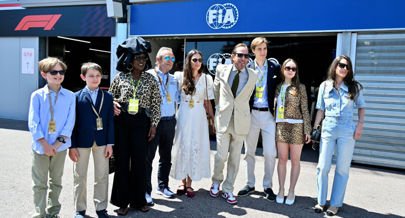 Μέλη της βασιλικής οικογένειας του Μονακό καλεσμένοι σε πάντοκ στο Grand Prix του Μόντε Κάρλο / Πηγή: Imago