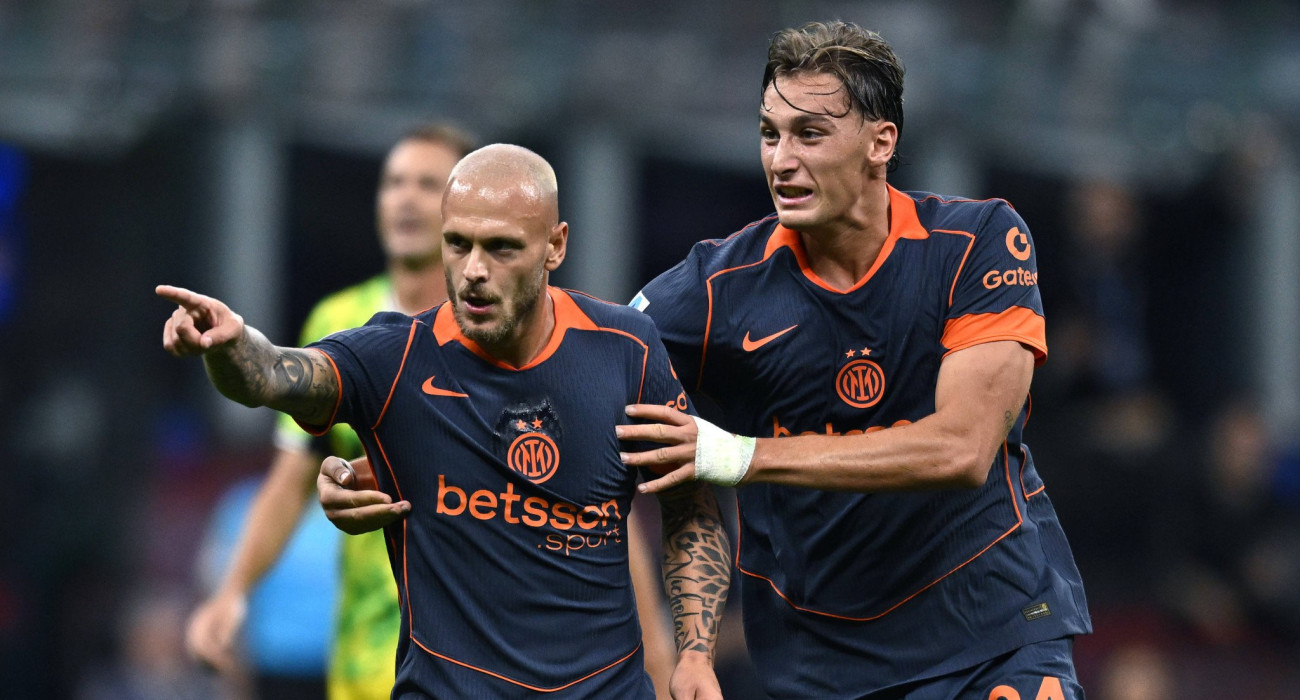 Οι ποδοσφαιριστές της Ίντερ πανηγυρίζουν / Πηγή: Imago