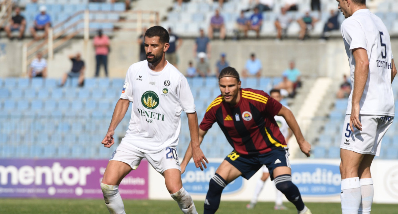 Στιγμιότυπο από το ματς κυπέλλου Ηρακλής - Ηλιούπολη / Πηγή: Eurokinissi