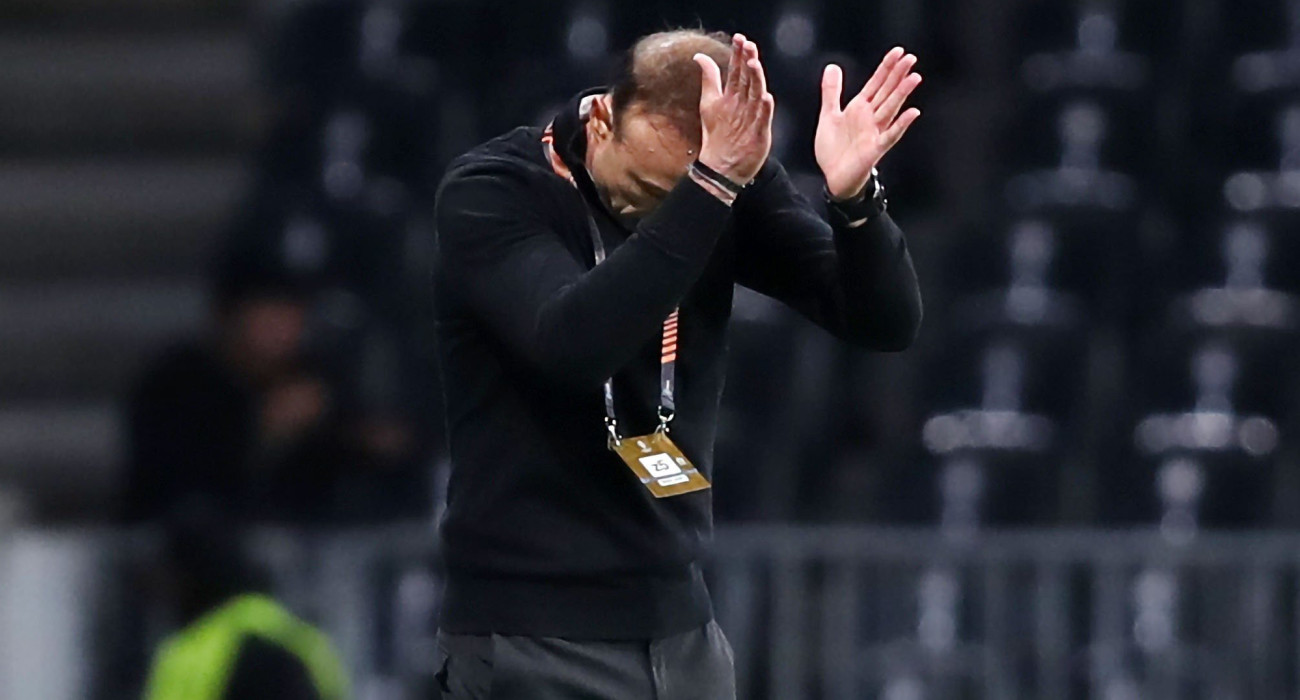 Ο Χρήστος Κόντης σε στιγμιότυπο μετά τη νίκη του Παναθηναϊκού επί της Γιούνγκ Μπόις - ΠΗΓΗ: ΙΝΤΙΜΕ