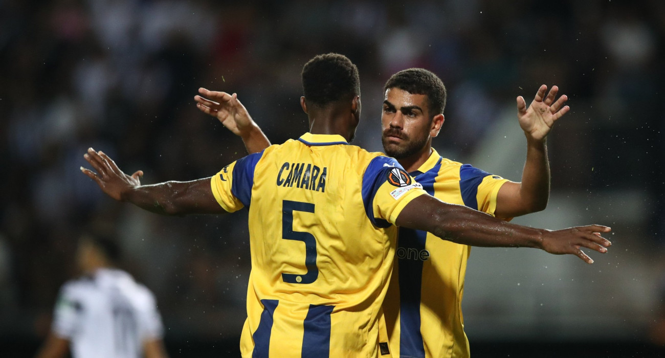 Οι παίκτες της Μακάμπι Τελ Αβίβ / Πηγή: Eurokinissi