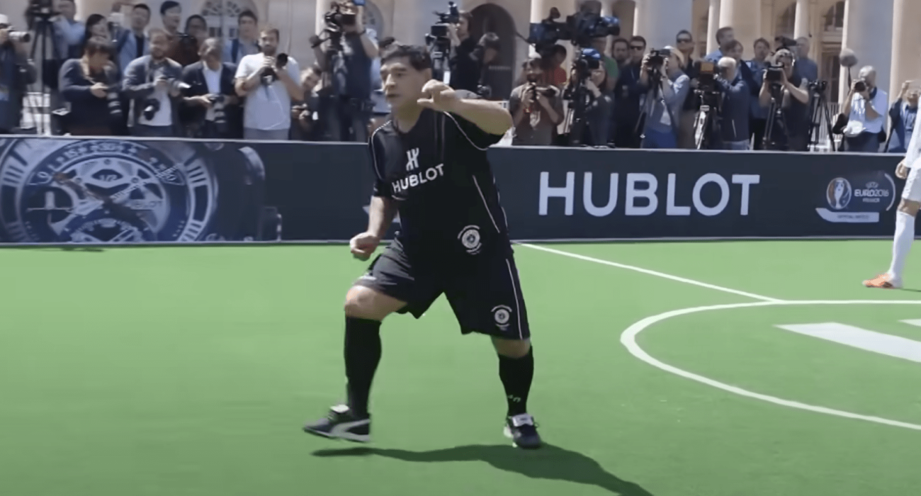 Ο Ντιέγκο Αρμάντο Μαραντόνα / Screenshot