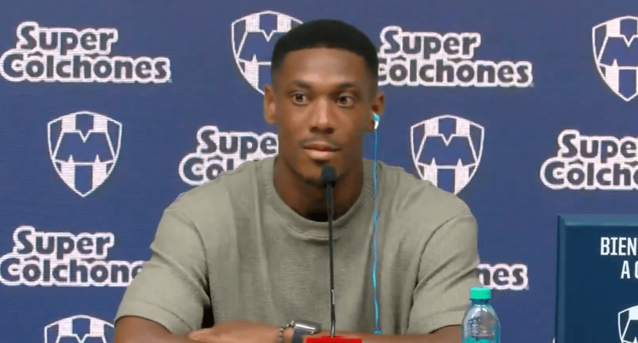 Ο Αντονί Μαρσιάλ στην παρουσίασή του στη Μοντερέι / Screenshot