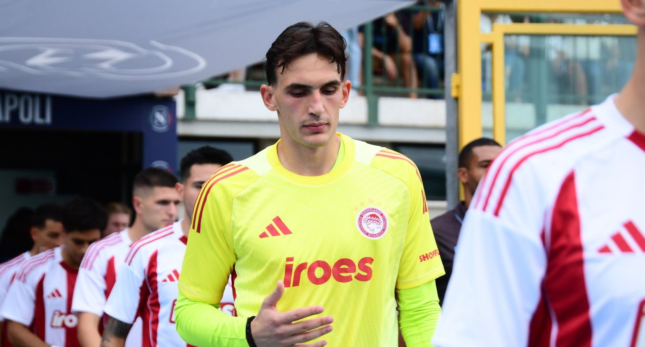 Ο Νικόλας Μπότης σε φιλικό του Ολυμπιακού / Πηγή: Eurokinissi