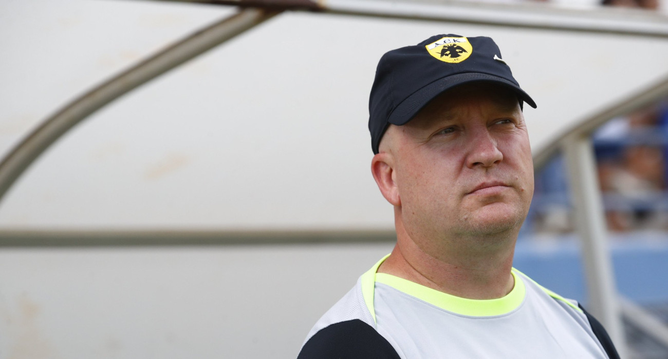 Ο Μάρκο Νίκολιτς στον πάγκο της ΑΕΚ / Πηγή: Eurokinissii