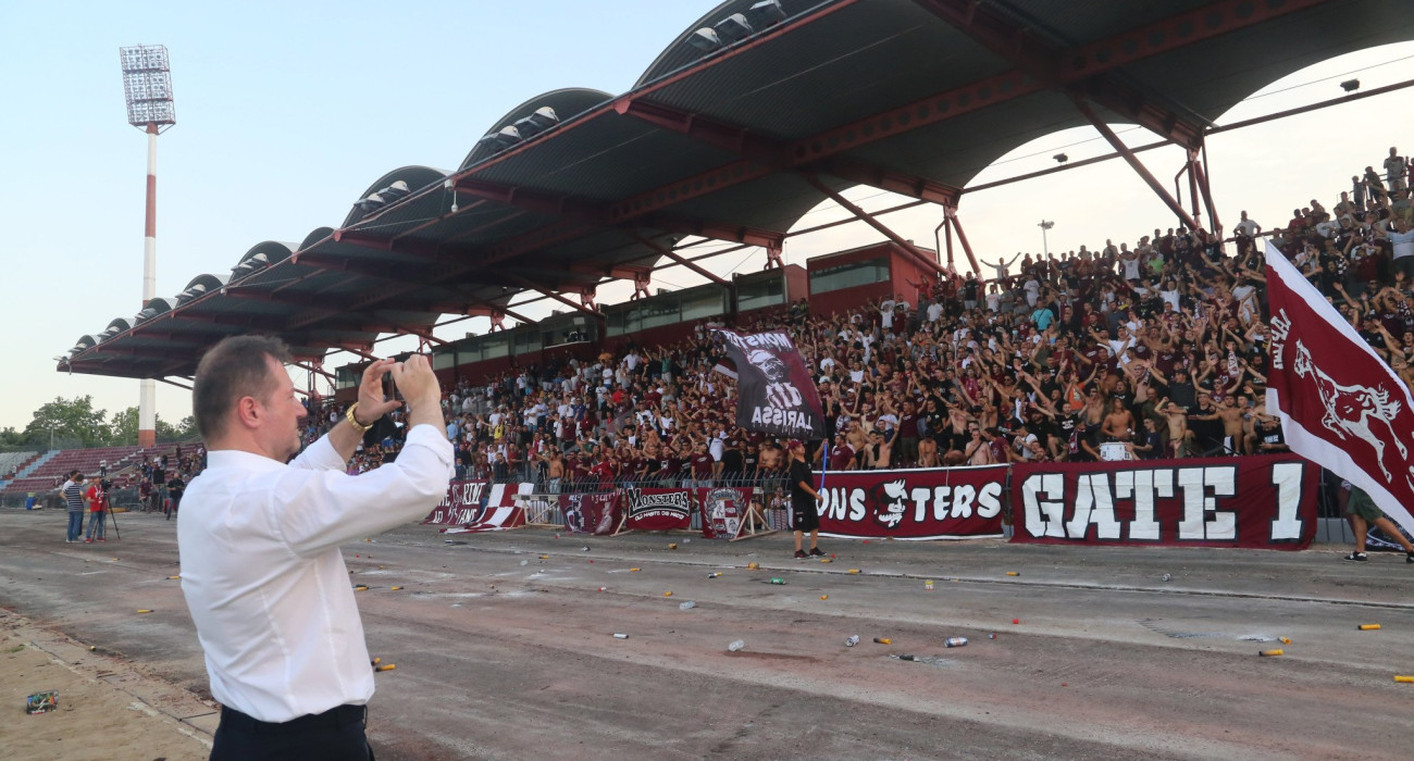 Ο μεγαλομέτοχος της ΑΕΛ Αχιλλέας Νταβέλης / Πηγή: Eurokinissi