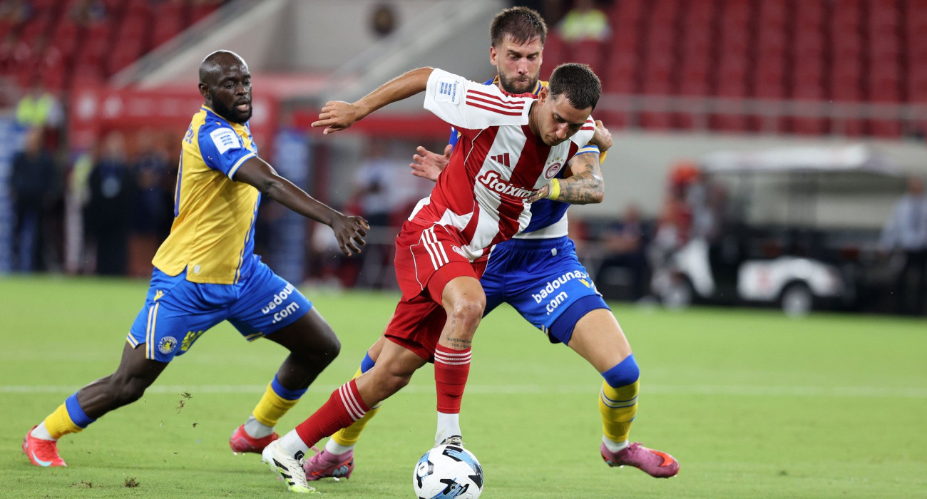 Φάση από το ματς πρωταθλήματος Ολυμπιακός - Αστέρας AKTOR / Πηγή: Intime