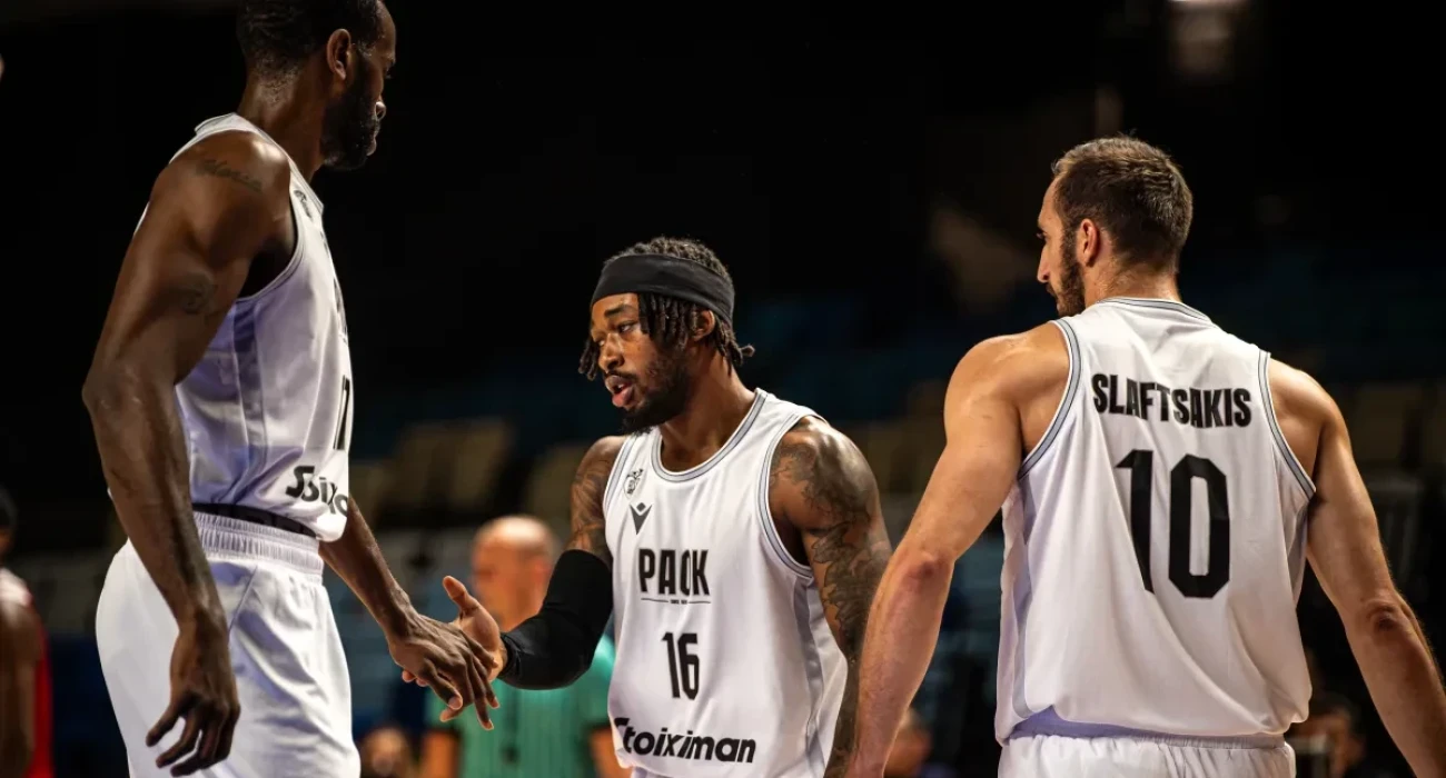 Οι παίκτες του ΠΑΟΚ στο ματς με την Ντέρμπι, Πηγή: FIBA