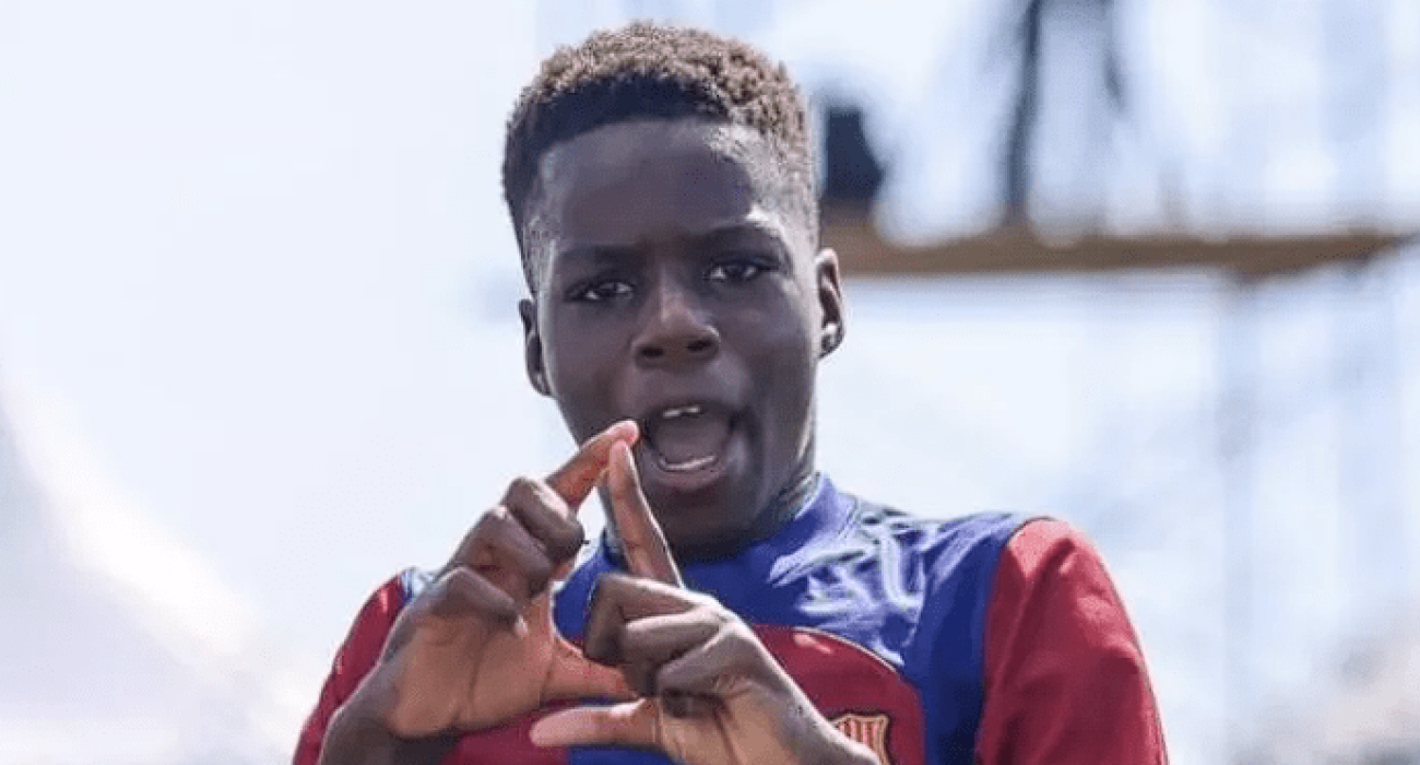 Ο Ντέστινι Ετζίοφορ της Μπαρτσελόνα / Πηγή: Printscreen