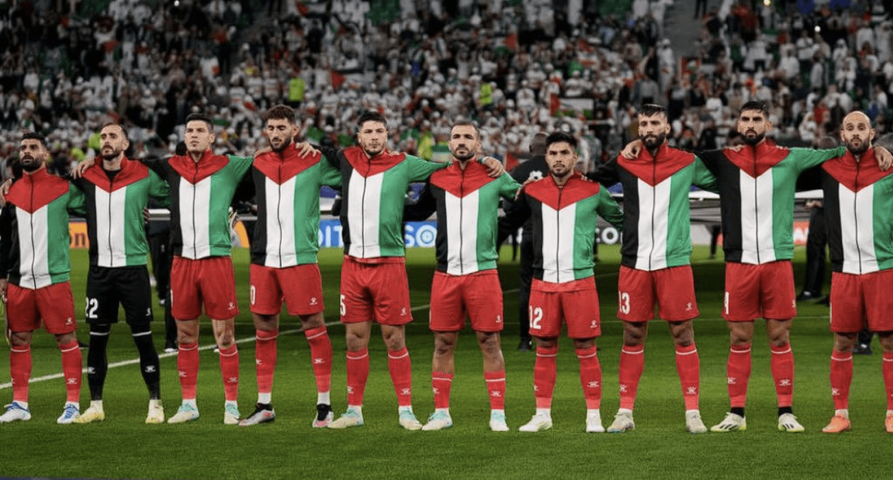 Η εθνική ομάδα της Παλαίστινης / Πηγή: Printscreen