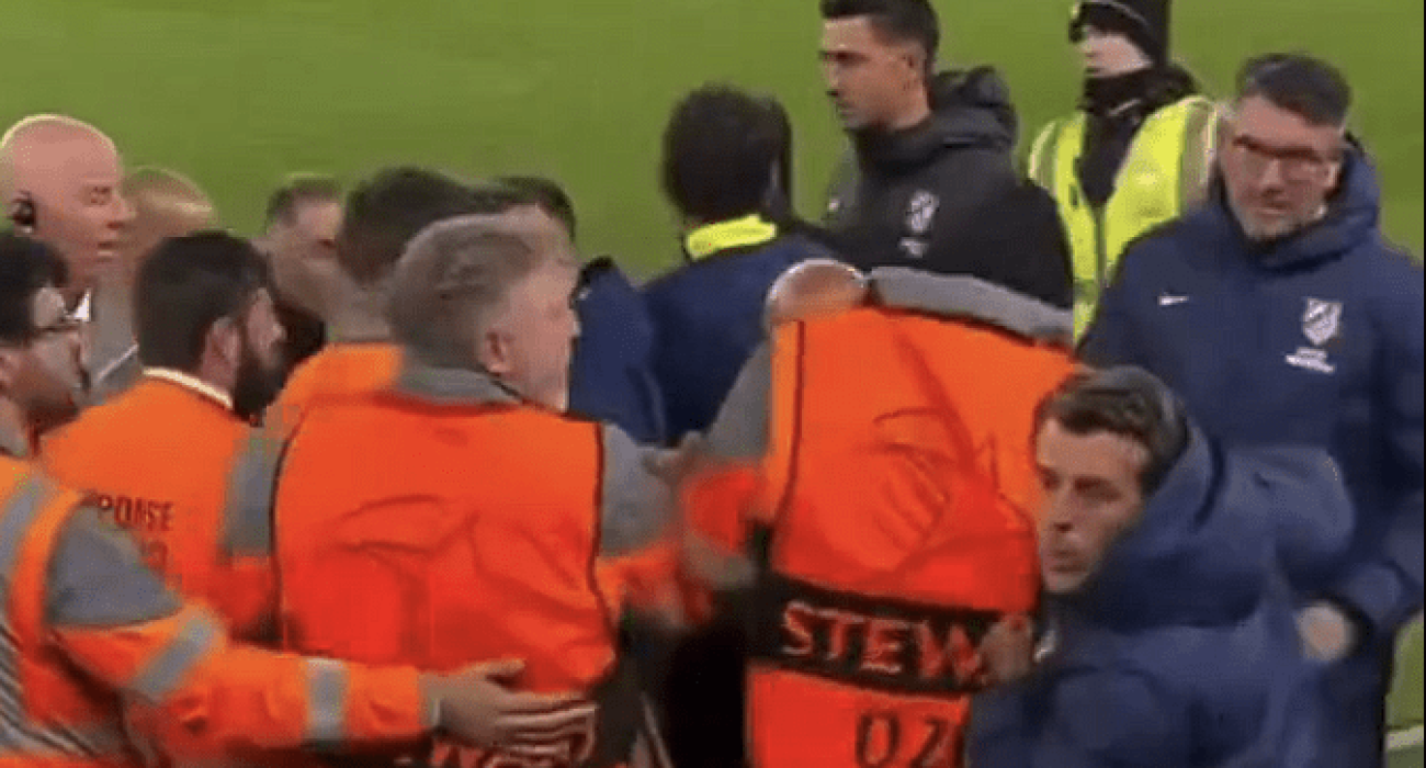 Ο συνεργάτης του Σιμεόνε την στιγμή της έντασης / Πηγή: Printscreen