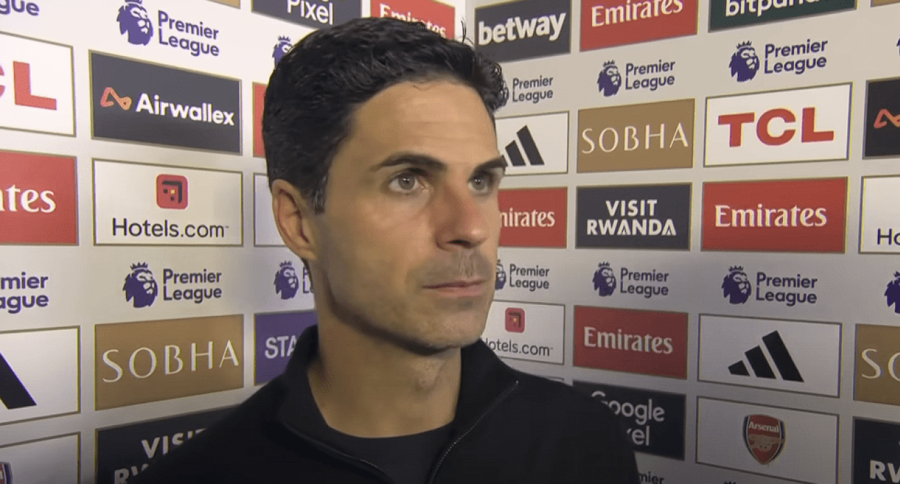 Ο Μικέλ Αρτέτα / Πηγή: Printscreen