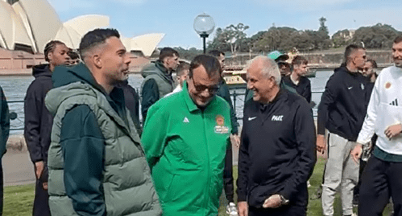 O Κώστας Σλούκας, ο Εργκίν Αταμάν και ο Ζέλικο Ομπράντοβιτς/printscreen