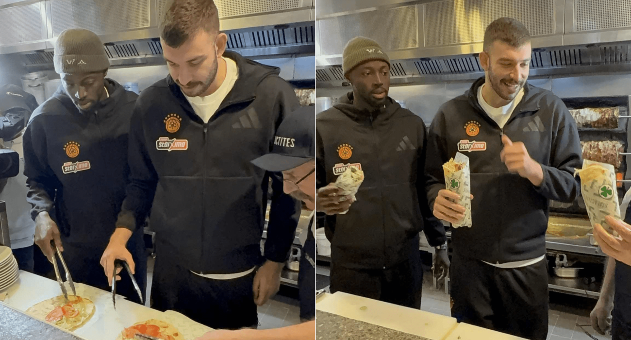 Νίκος Ρογκαβόπουλος και Τζέριαν Γκραντ / Πηγή: Athletiko