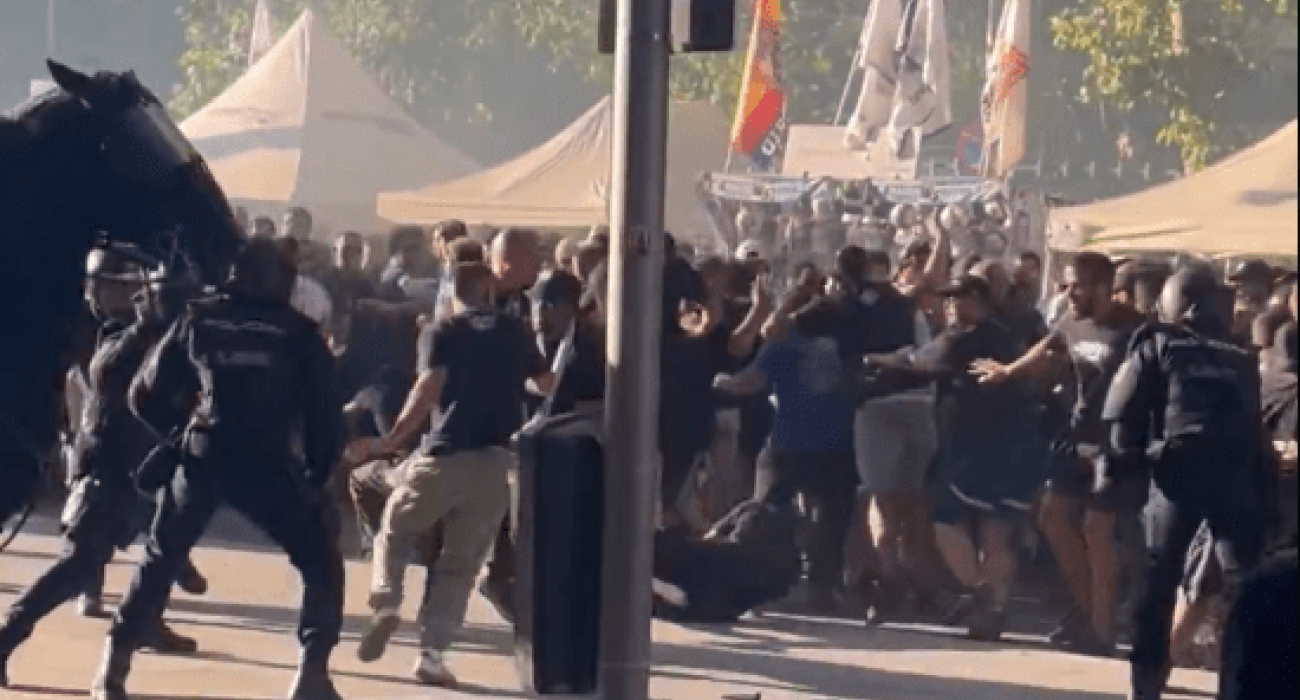 Άγριο ξύλο στην Μαδρίτη / Screenshot