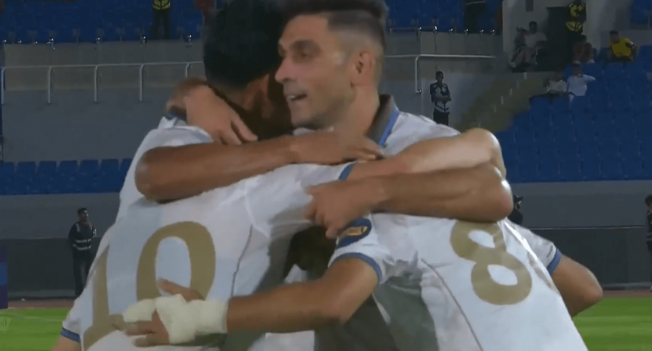 Ο Ευθύμης Κουλούρης πανηγυρίζει / Screenshot