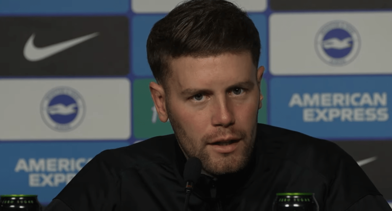 Ο προπονητής της Μπράιτον, Φάμπιαν Χούρζελερ / Screenshot