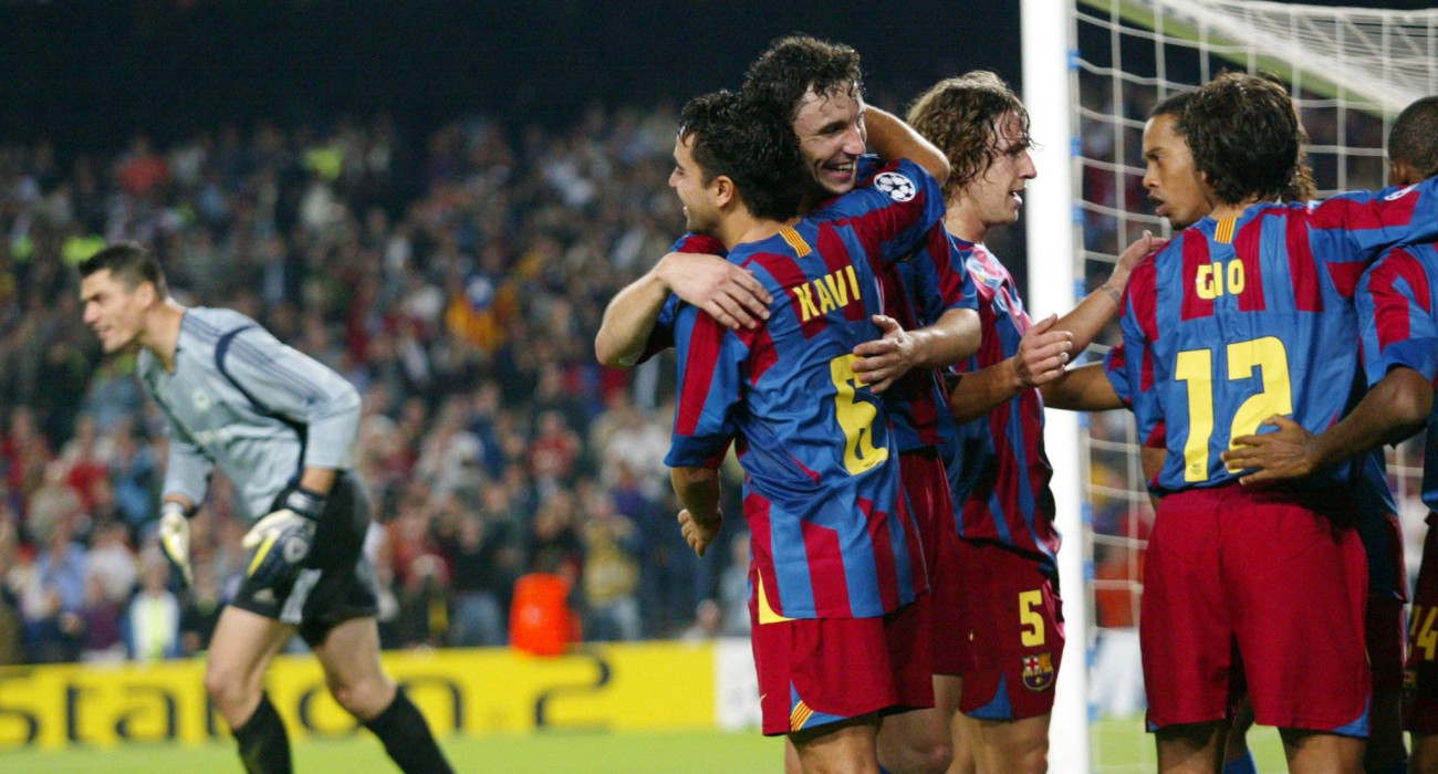 Οι παίκτες της Μπαρτσελόνα πανηγυρίζουν / Πηγή: Intime