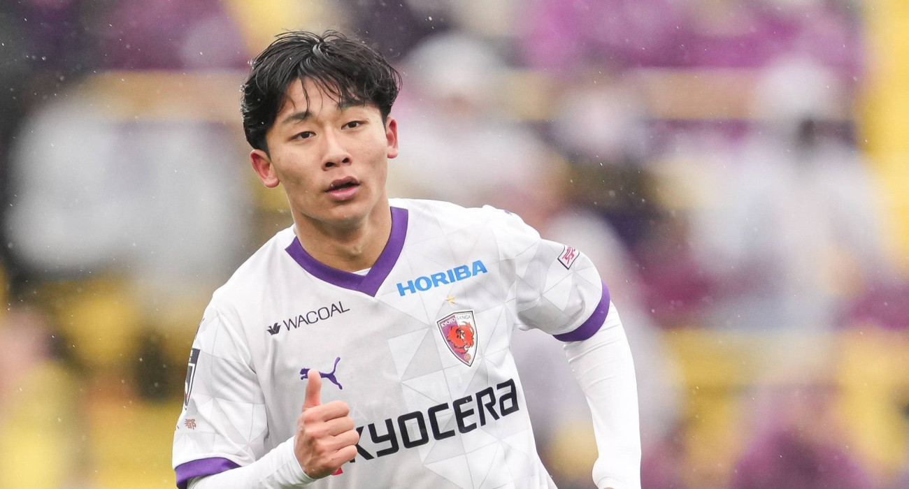 Ο Γιότο Ανζάι με τη φανέλα της Κιότο Σάνγκα / Πηγή: Imago