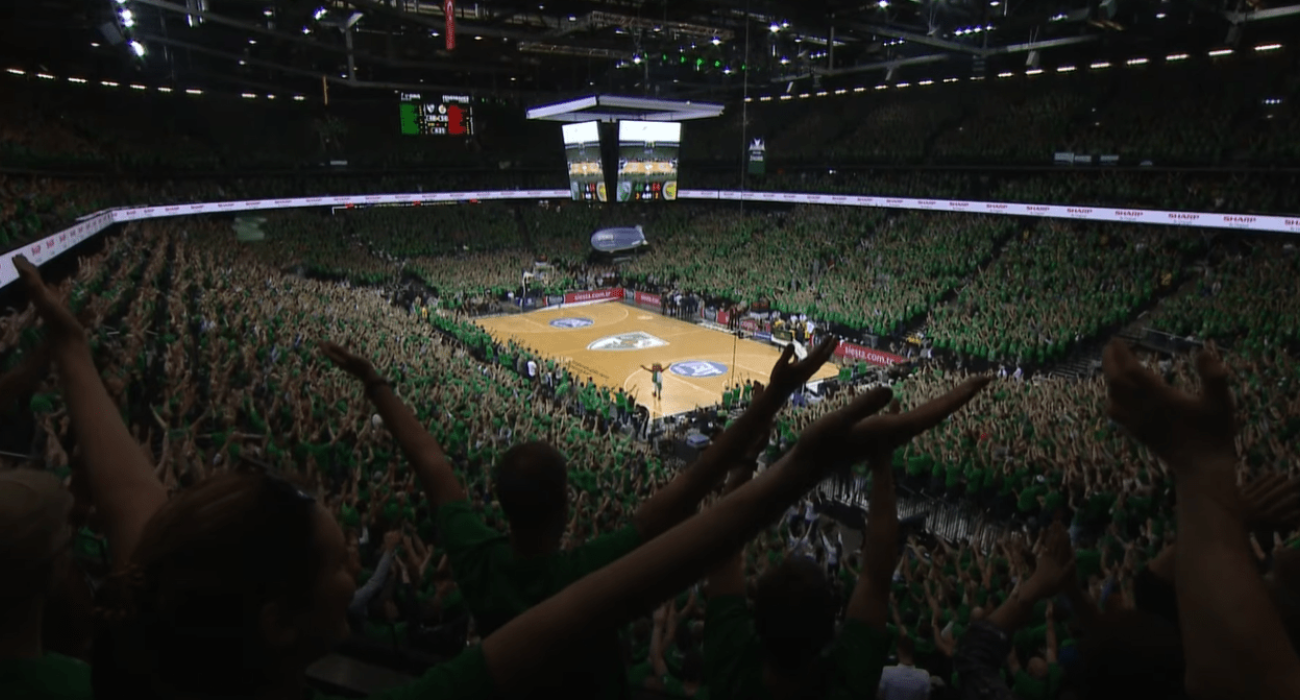 Η «Zalgirio Arena» του Κάουνας / Πηγή: Screenshot