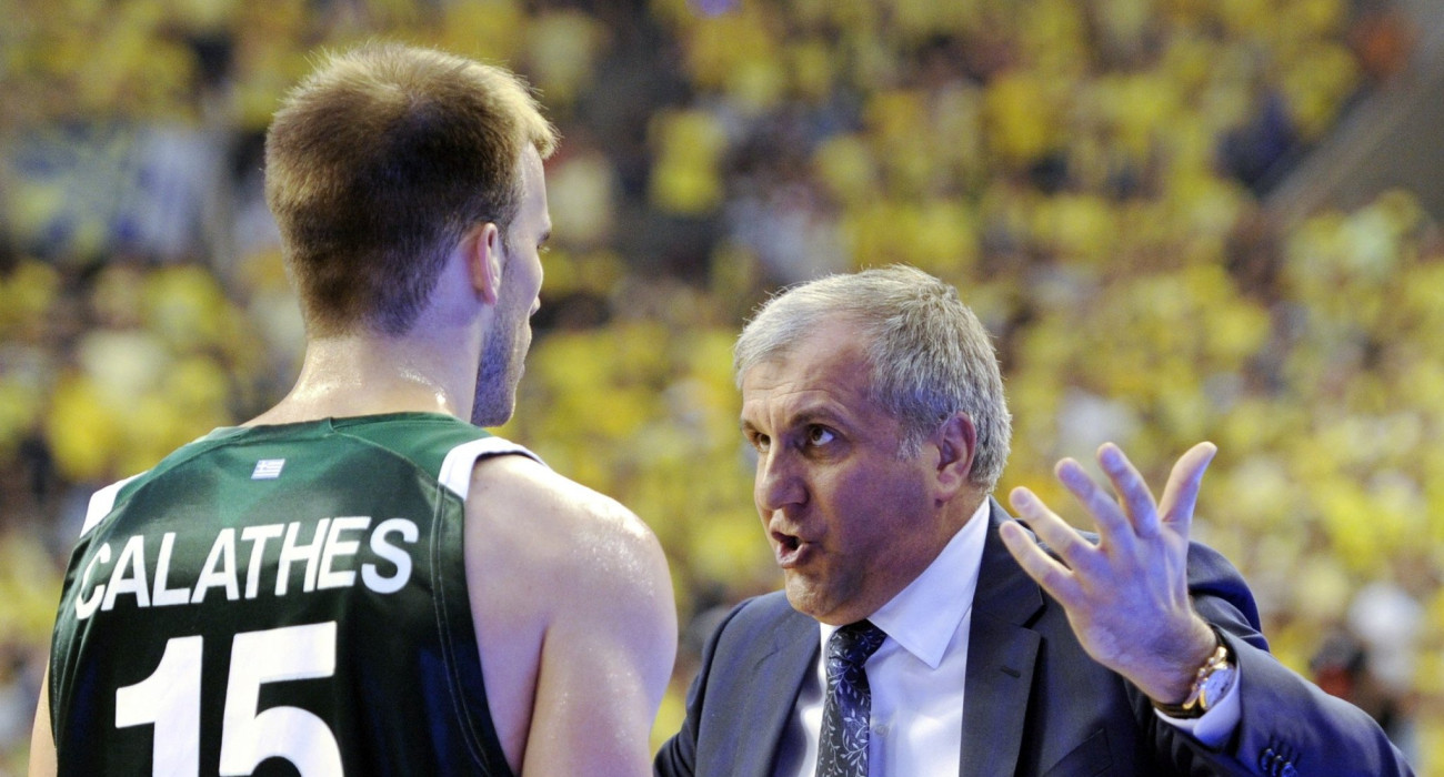 Ο Νικ Καλάθης και ο Ζέλικο Ομπράντοβιτς/Πηγή: Eurokinissi