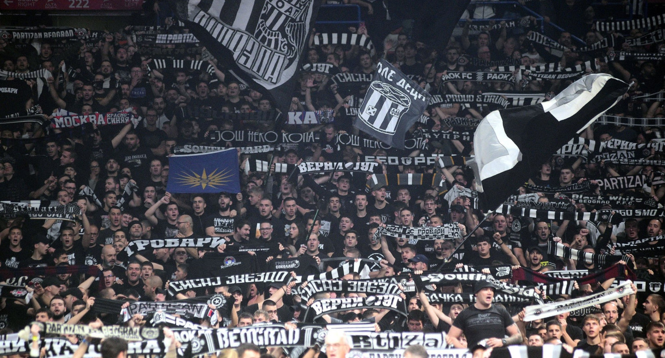 Η κατάμεστη έδρα της Παρτίζαν / Πηγή: ΙΝΤΙΜΕ