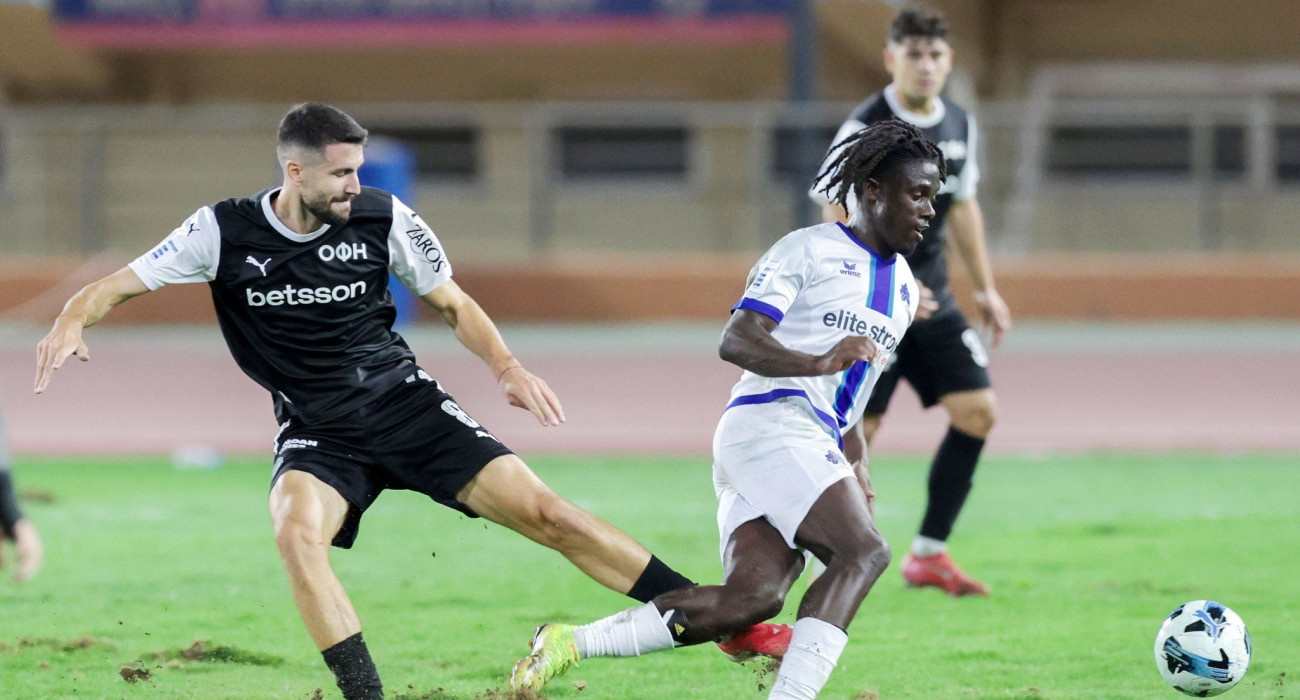 Φάση απο το ματς ΟΦΗ-Κηφισά στο Παγκρήτιο/ Πηγή: Intime