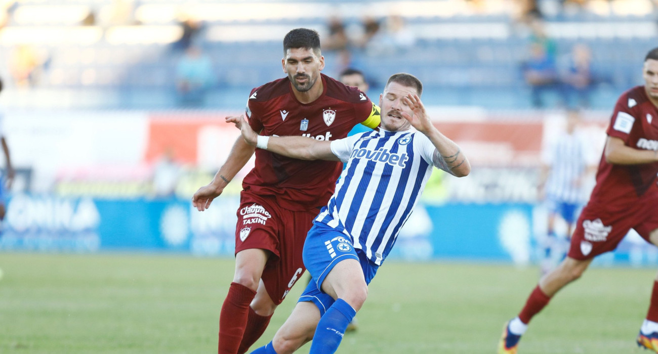 Ο Νώντας Παντελάκης με τον Ογκνιέν Οζέγκοβιτς / Πηγή: Intime